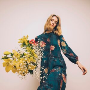 Elegant Floral-Print Maxi Dress - Summer Collection